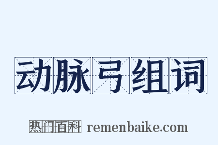 动脉弓组词是什么意思的图片